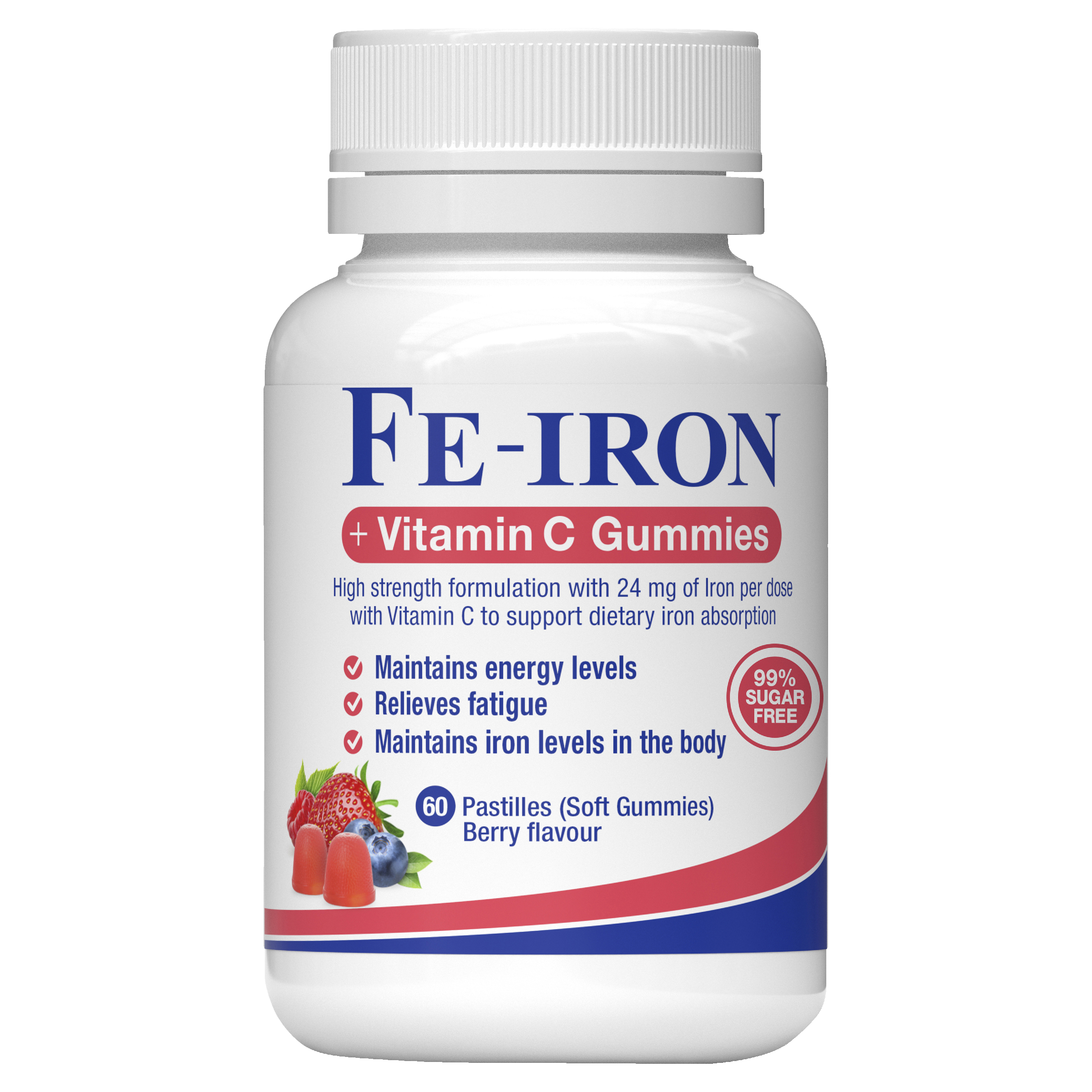 FE-IRON + VITAMIN C GUMMIES 60s